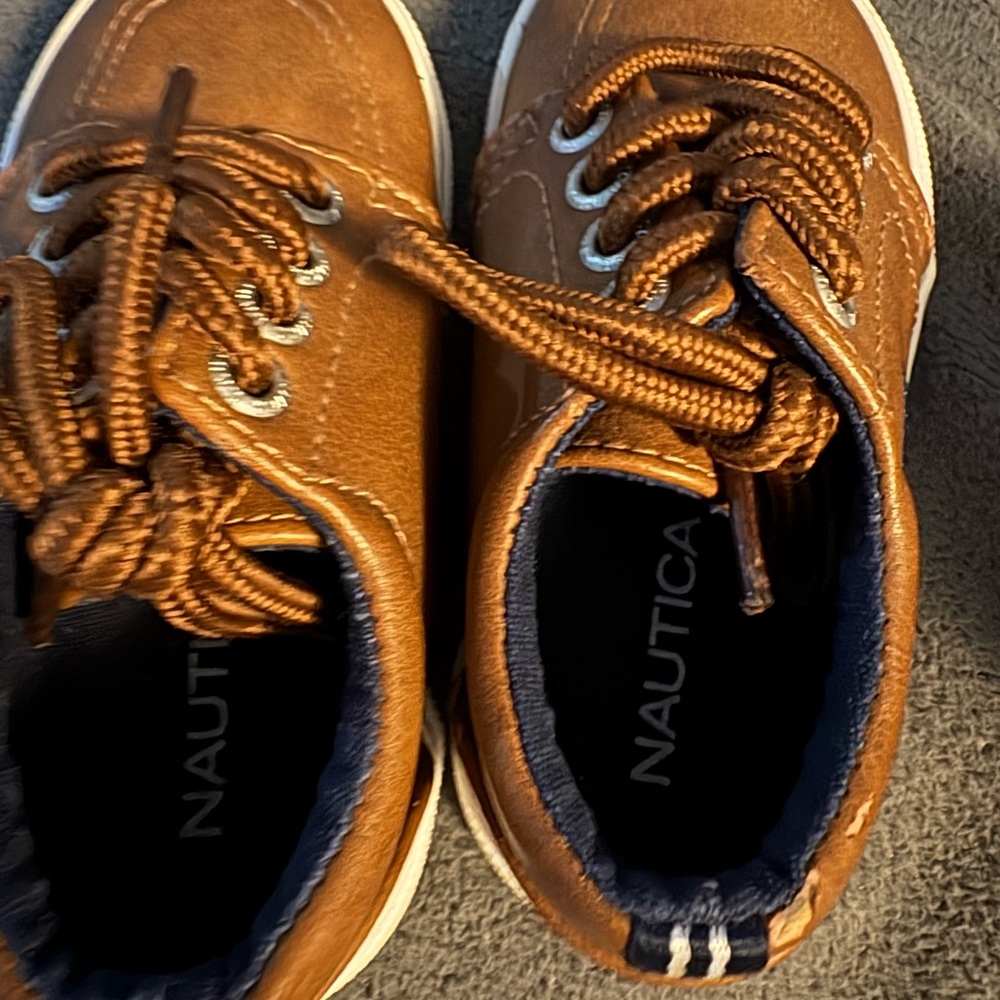 Nautica Kids Tan Sneakers